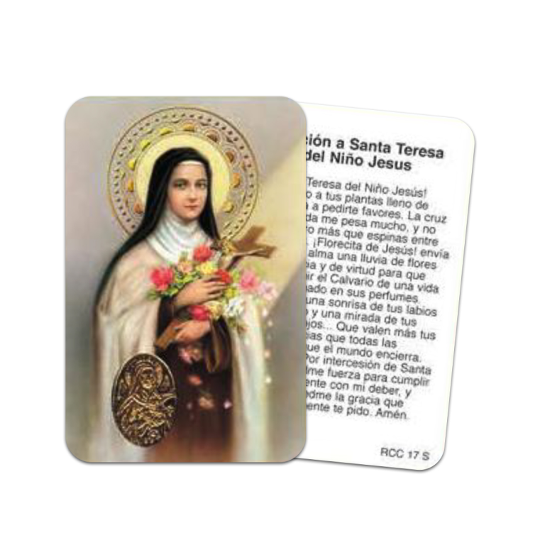 Estampas de oración estampas religiosas santa teresita