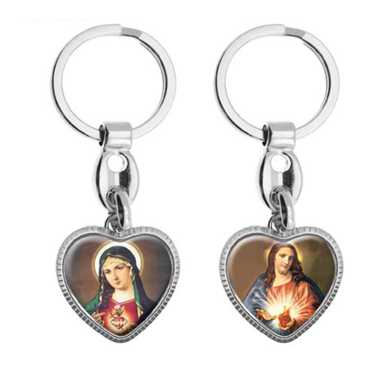 Llaveros con imágenes religiosas llavero pz 003 sagrado corazón