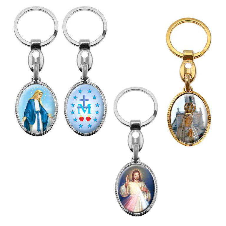 Llaveros con imágenes religiosas llavero pz 003 virgen de fatima