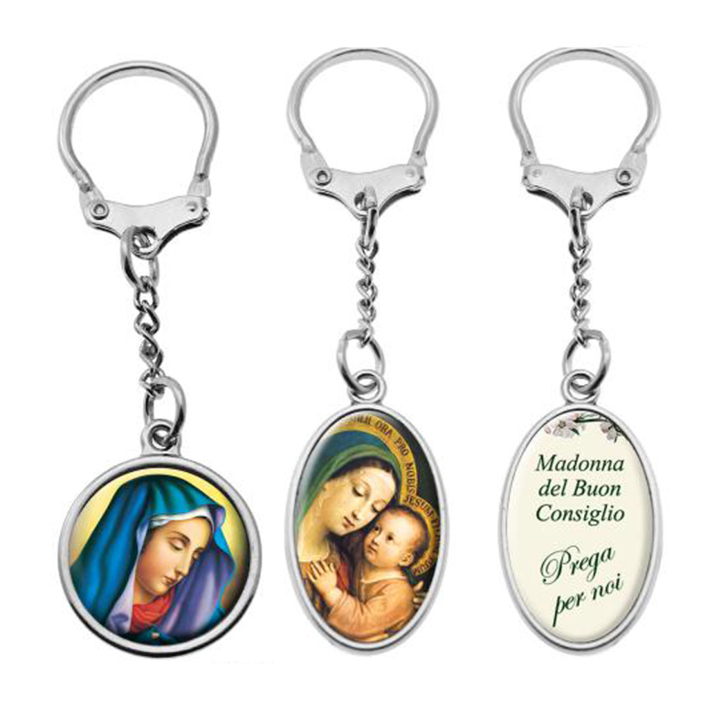 Llaveros con imágenes religiosas llavero ppersonalizable doble cara