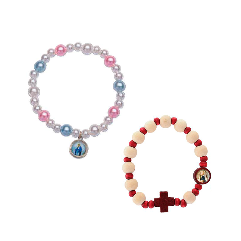 pulseras con imagenes de santos